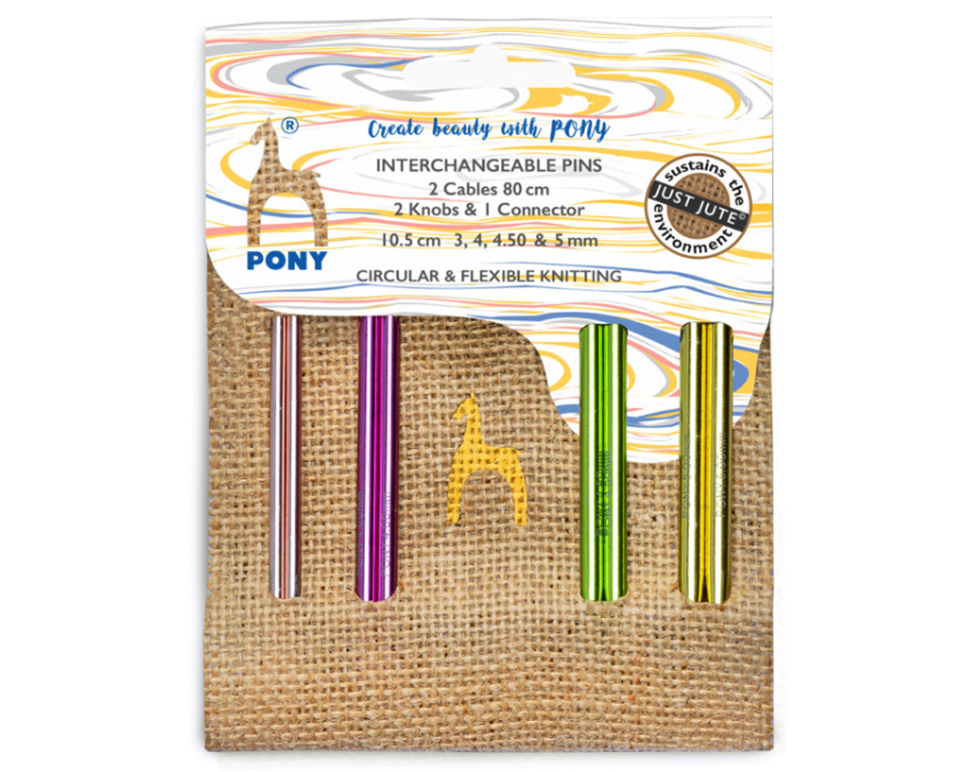 Pony Classic Aghi per Calze in Alluminio 20cm 4.00mm - 1pc